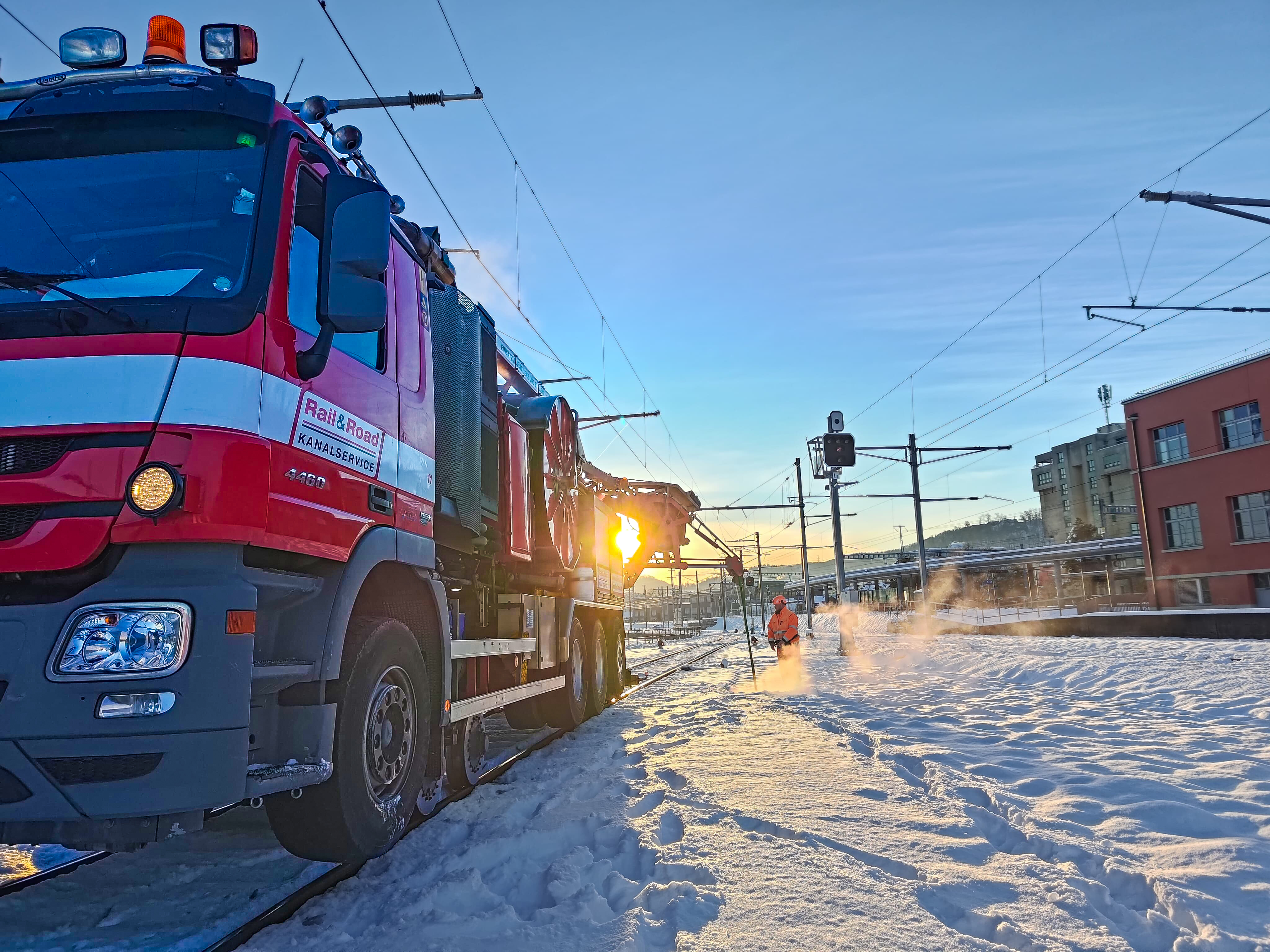 Das Einsatz-Team der Rail & Road – hart im Nehmen!